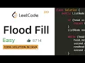 Flood Fill Code Solution in Java LeetCode