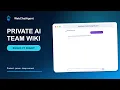 How to Create a Private AI Team Wiki for Employees