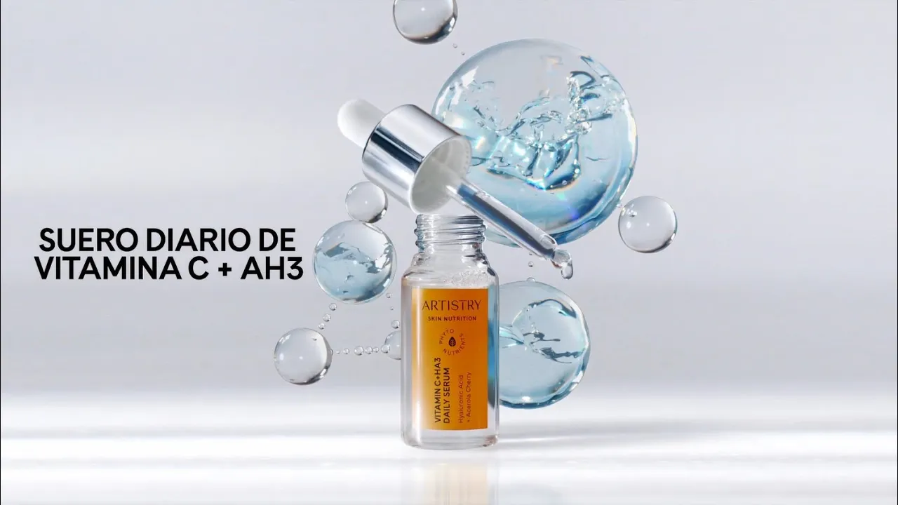Amway Estados Unidos en Español — ARTISTRY SKIN NUTRITION — Vitamin C+HA3 Daily Serum (YouTube video ad)
