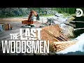 Lagu Loggers Struggle to Move Lumber to the Water | The Last Woodsmen | Discovery