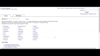 CodingBat Java Array-1