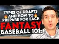 Fantasy Baseball 101 Types of Drafts and How to Prep for Each