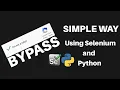 Bypass Google reCAPTCHA Python with Selenium