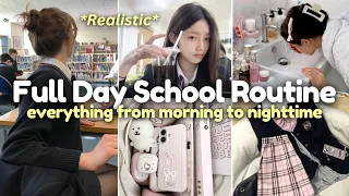 full day school routine everything from morning to nighttime 