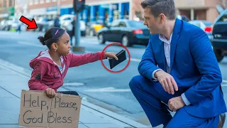 A Homeless Black Girl RETURNS A Billionaire’s Wallet, What Happens Next is SHOCKING