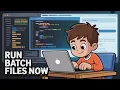 How to Run Batch Files Directly inside VSCode IDE Terminal