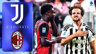 يوفنتوس       ميلان   ملخص المباراة   الدوري الإيطالي         دندنها