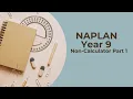 NAPLAN Year 9 Non - Calculator Part 1