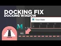 Maya docking windows ERROR Solution Attach Ui to main window