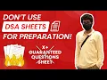 Don t Use DSA Questions Sheets for Interview Preparation