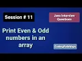 Java Interview questions How to Print numbers from an Array Practical Demonstration