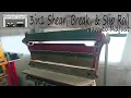 CENTRAL MACHINERY 30 in 3-In-1 Shear Press Brake and Slip Roll - How to Adjust