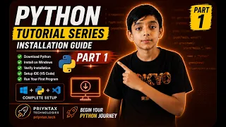 Python Tutorial Series - Installation Guide