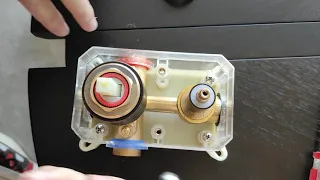 E-install the valve cartridge