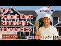 Top 5 Benjamin Moore Exterior Paint Colors for 2025 Benjamin Moore Exterior Color Combinations