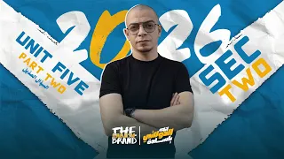 الصف الثاني الثانوي ٢٠٢٦ الوحده الخامسه الجزء الثاني السؤال المذيل مستر محمود دولاتي 