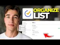 How To Organize Lists With Sections In TickTick Tutorial 2026