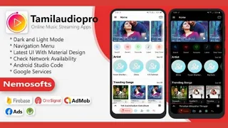 how to make music app android studio create online music streaming app tamilaudiopro code