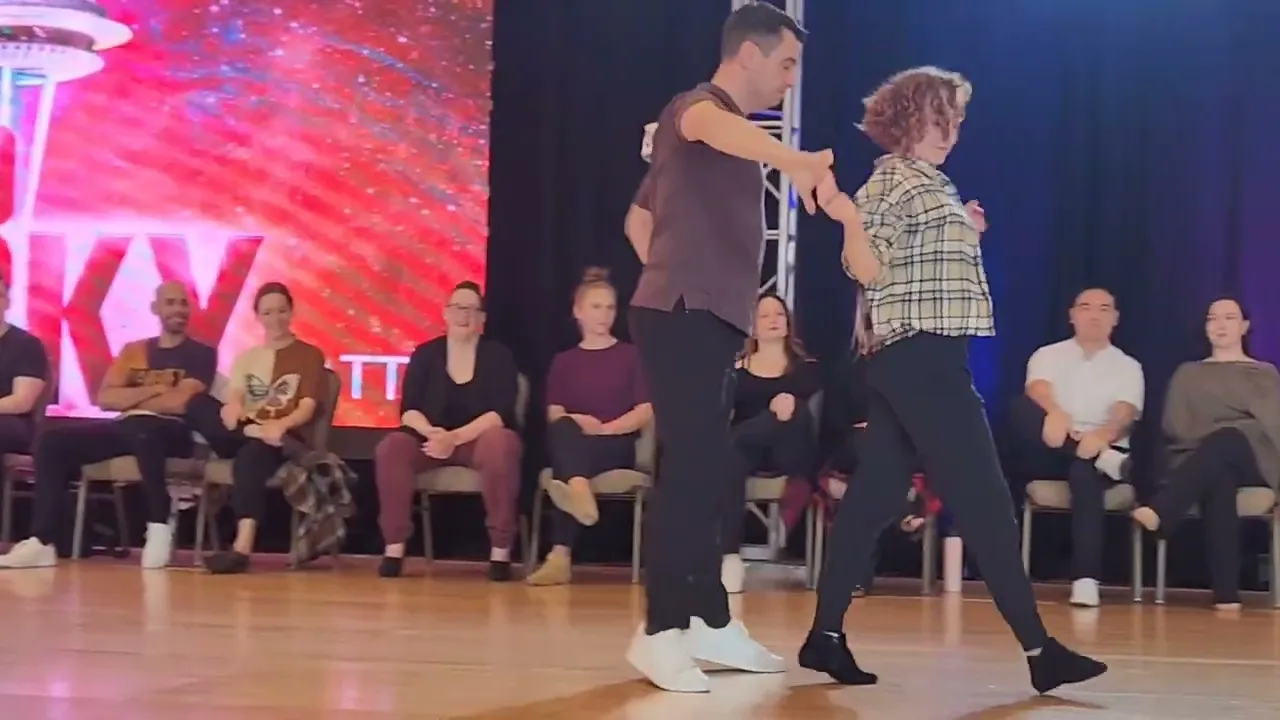 "Dat Thang" David Mulford & Marei Pasquaale Coates -2nd place Ad/All-Stars Strictly Finals S2S 2023
