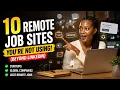 10 Remote Job Websites You re Probably Not Using in 2026