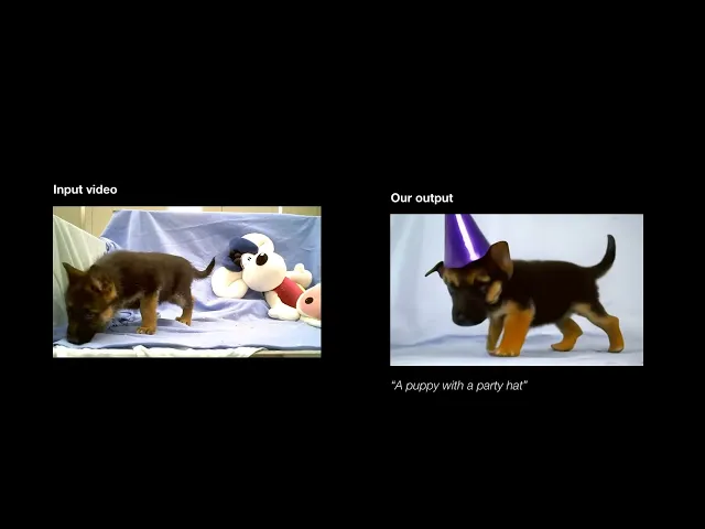 Google Dreamix - Video Diffusion Model