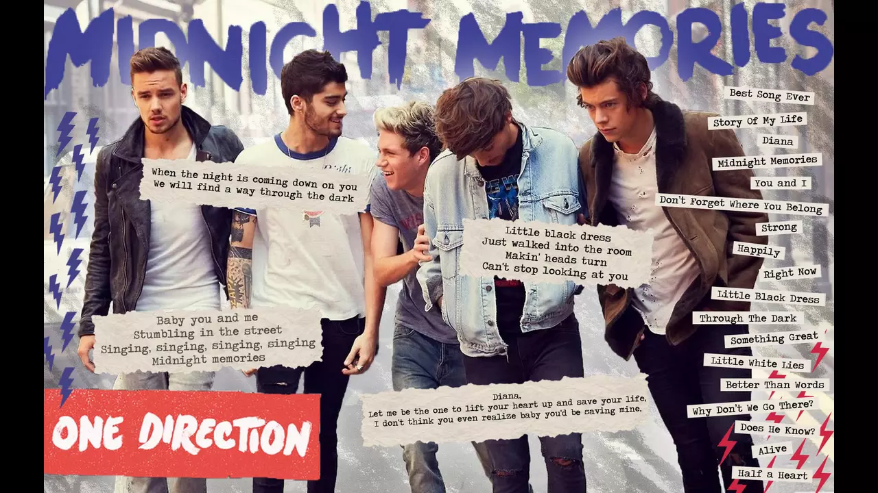 Midnight Memories Albums -  One Direction 2013