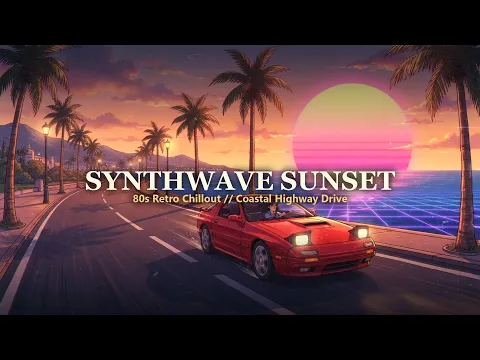 Synthwave Sunset Drive 🌴 80s Chillwave & Retro Nostalgia [1 Hour]