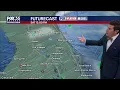 Orlando AM Weather Forecast Temps climbing rain chances diminishing