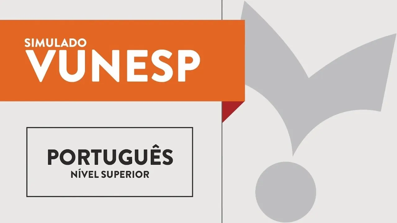 Simulado Vunesp - Português - Nível Superior #3