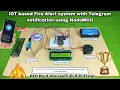 IOT based Fire detection and alert with Telegram notification using NodeMCU Best mini project