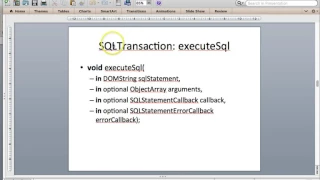 Adding new row into Web SQL Table PhoneGap Tutorial