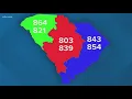 South Carolina has new area codes