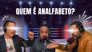 TRETA! PROFESSOR CHAMA SEZAR CAVALCANTE DE ANALFABETO!