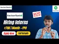 HackerRank Internship 2026 Full Details Eligibility Perks Secret Tips to Get Selected