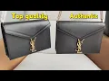 Saint Laurent Cassandra Clasp Bag Comparison Top Quality VS Authentic VS Cheaper Version By Steven