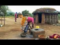 Vida Tradicional Africana Fazendo Queijo Mozzarella