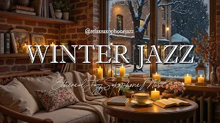 Elegant Winter Night Jazz Soft Jazz Piano Ethereal Jazz Saxophone Music For Relaxation Sleep 