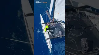 Hands-Free Waterproof Drone! | HOVERAir AQUA Catamaran Sailing Test