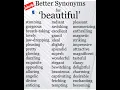Synonyms for beautiful