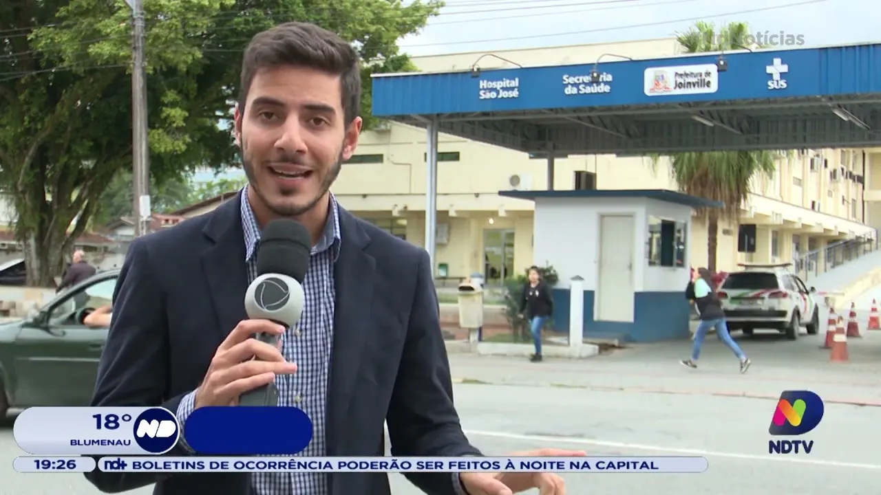 Hospital São José, em Joinville, opera com lotação acima de 100%