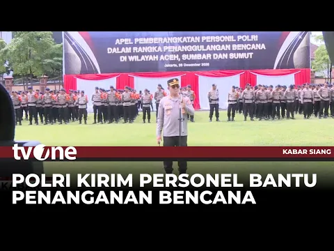 Penanganan Pascabencana Sumatra, Polri Kirim Bantuan 1.500 Personel