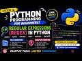 Python Programming for Beginners Lesson 12 Regex in Python File Exception Handling Practice