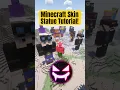 How to build Minecraft Skin Statues Tutorial
