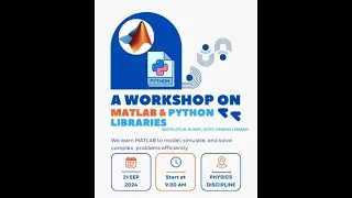 NumPy A WORKSHOP ON MATLAB PYTHON LIBRARIES