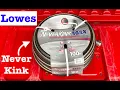 Lowes Craftsman Neverkink 100ft garden hose review