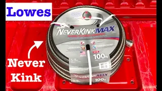 Lowes Craftsman Neverkink 100ft garden hose review