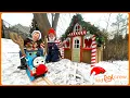 Download Lagu Christmas toy delivery on backyard railroad with kids ride on train. Educational | Kid Crew