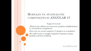 Angular 17 Mastering Modules for Efficient Organization