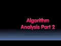BJC 2x Algorithms Part 7 Analysis Part 2
