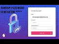 Random Password Generator Using PHP